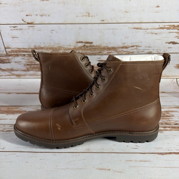 Cole Haan Original Grand+ Lug Boots Mens Size 11 Brown Leather Lace Up NIB main image 5